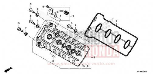 COUVERCLE DE CULASSE CBR1000SPN de 2022